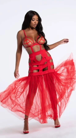 I'm Your Fantasy Mermaid Dress 11 I'm Your Fantasy Mermaid Dress -Playboy Store AL A1041 RED 13 YANDY PS10202021 Edit