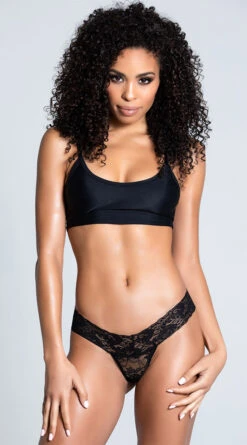 Be Wicked Lace V Cut Panties