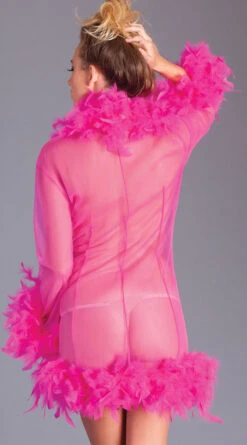 Be Wicked Birds Of A Feather Robe -Playboy Store BW BW834S HP back web 2020AUG24933