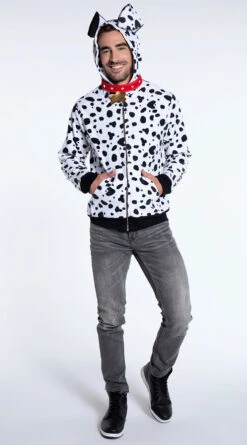 Men's Dalmatian Hoodie Costume