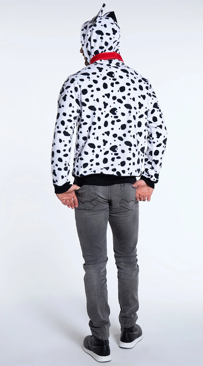 Men's Dalmatian Hoodie Costume 7 Men's Dalmatian Hoodie Costume - Image 5