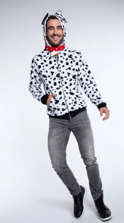 Men's Dalmatian Hoodie Costume 9 Men's Dalmatian Hoodie Costume -Playboy Store CC 01455 DOGGIE 7 YANDY PS08182021