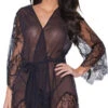 Coquette Draping Mesh And Lace Robe -Playboy Store CO 22309 fv 2022NOVEMBER52177