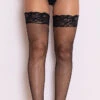 Dreamgirl Fishnet Thigh High With Silicone Lace Top 2 Dreamgirl Fishnet Thigh High With Silicone Lace Top -Playboy Store DG 0001 1 PS08072018