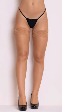 Dreamgirl Fishnet Thigh High With Silicone Lace Top -Playboy Store DG 0001 a 4 PS08072018