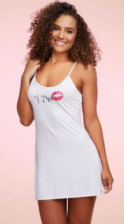 Dreamgirl Lip Locked I Do Chemise