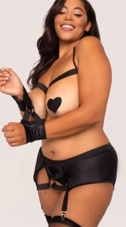 Dreamgirl Plus Size Why Hold Back Bralette Set 8 Dreamgirl Plus Size Why Hold Back Bralette Set -Playboy Store DG 12223X BLACK YANDY PDP PS10052022 50