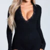 Dreamgirl Romantic Reverie Sleep Romper -Playboy Store DG 12253 1 YANDY PS02032021