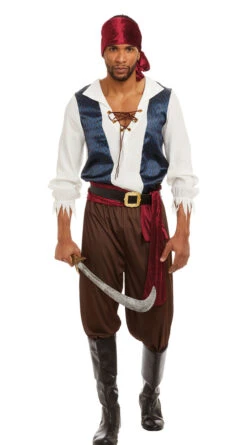Dreamgirl Men's Below Deck Buccaneer Costume