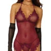 Dreamgirl Mesh/Embroidery Chemise Slip