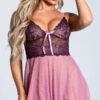 Jasmine Plum Babydoll Set -Playboy Store EC 37597 3 YANDY PS02042021