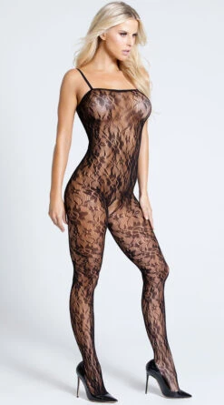 Rose Lace Bodystocking 10 Rose Lace Bodystocking -Playboy Store EM 1610 BLACK PS06132019 11