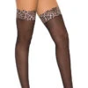 Sheer Leopard Lace Top Thigh Highs -Playboy Store EM 1787 f NOV2013