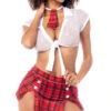 Teacher's Pick School Girl Lingerie Costume -Playboy Store ES 6481 School Girl Front 2023APRIL