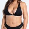 Plus Size San Salvador High Waist Bikini 2 Plus Size San Salvador High Waist Bikini -Playboy Store ES 6595X BLK 2 YANDY PS02172022