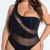 Plus Size Seychelles One Piece Swimsuit 1 Plus Size Seychelles One Piece Swimsuit -Playboy Store ES 6599X BLK 3 YANDY PS02172022