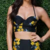 Yandy High Waisted Golden Rose Bikini Bottom 1 Yandy High Waisted Golden Rose Bikini Bottom -Playboy Store EY 3802T 3802B PS08232017