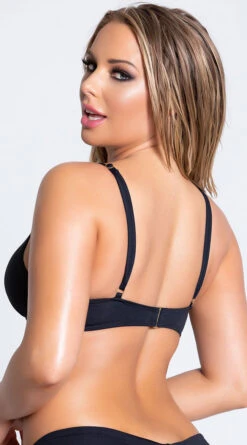 Yandy Morganite Glow Peek-A-Boo Bikini Top -Playboy Store EY 4031T TOP BLACK PS04042019 20