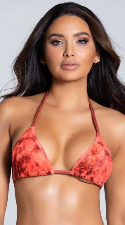 Yandy Do Or Dye String Bikini Top -Playboy Store EY 4165T TOP ORANGE PS01282020 2
