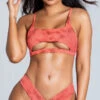 Yandy Dye Candy High Cut Bikini Bottom 1 Yandy Dye Candy High Cut Bikini Bottom -Playboy Store EY 4167T 4167B ORANGE PS01282020 3