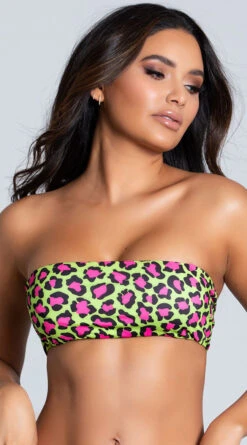 Yandy She Got Jungle Fever Swimsuit Top -Playboy Store EY 4174T TOP PINK PS01282020 12