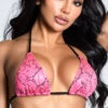 Yandy Snake It Til You Make It Bikini Top 2 Yandy Snake It Til You Make It Bikini Top -Playboy Store EY 4210T TOP PINK 3 PS12172020