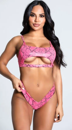 Yandy Craving Cobra Bikini Bottom -Playboy Store EY 4214T 4214B PINK 1 PS12172020