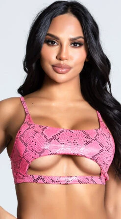 Yandy Craving Cobra Bikini Top -Playboy Store EY 4214T TOP PINK 1 PS12172020