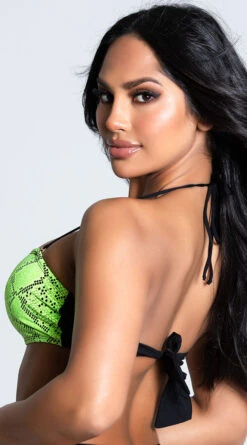 Yandy Snake Around Bandeau Top -Playboy Store EY 4216T TOP GREEN 9 PS12172020