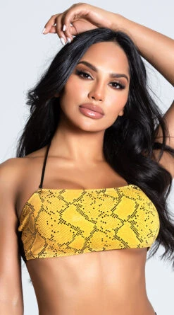 Yandy Snake Around Bandeau Top -Playboy Store EY 4216T TOP YELLOW 3 UPDATED PS12172020