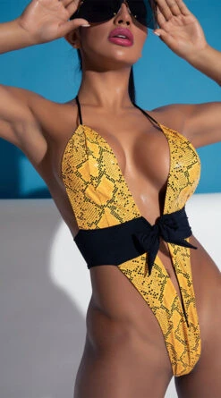 Yandy Golden Hour Cobra One Piece Swimsuit -Playboy Store EY 4217 PS12182020 EDS 088