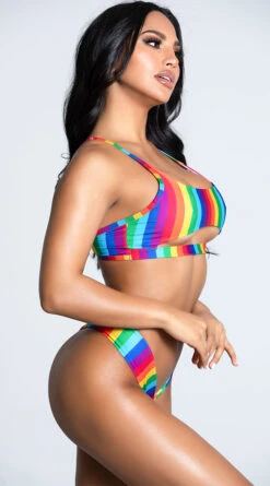 Yandy Dare To Love Bikini Bottom -Playboy Store EY 4231T 4231B RNBW 6 PS12172020