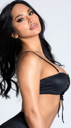 Yandy Seas The Day Bandeau Bikini Top 10 Yandy Seas The Day Bandeau Bikini Top -Playboy Store EY 4236T TOP BLACK 5 PS12172020