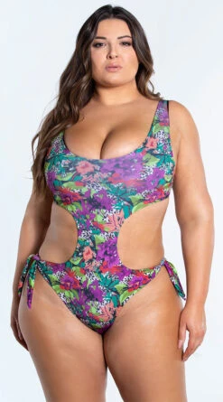 Yandy Plus Size Tropical Oasis One Piece Swimsuit 17 Yandy Plus Size Tropical Oasis One Piece Swimsuit -Playboy Store EY 4301X 2 YANDY PS02172022