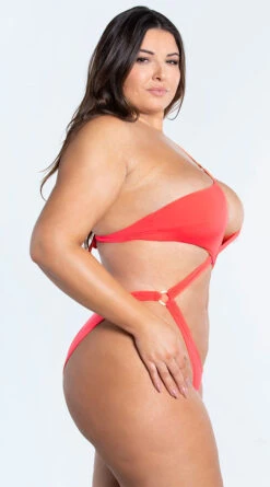 Plus Size Yandy Island Oasis One Piece Swimsuit 15 Plus Size Yandy Island Oasis One Piece Swimsuit -Playboy Store EY 4317X CORAL 5 YANDY PS02172022
