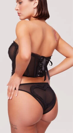 Yandy X Lana Rhoades Love Game Bustier Set 24 Yandy X Lana Rhoades Love Game Bustier Set -Playboy Store EY LNA 0015 LANA BUSTIER PANTY SET BLACK 5451