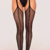 Fantasy Dim The Lights Garter Stockings -Playboy Store FA SF932 BLACK YANDY PDP PS10052022 KELLI