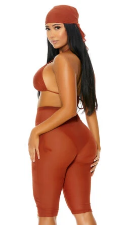 Forplay Take Cover Mesh Biker Shorts 30 Forplay Take Cover Mesh Biker Shorts -Playboy Store FP 441426 rust alt2 lg 2021APR29176