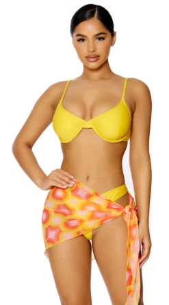 Forplay Take Cover Colorful Mesh Pool Sarong