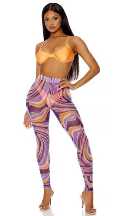 Forplay Got It Covered Swirling Mesh Pool Leggings -Playboy Store FP 442323 DAW 4 2022MARCH47755