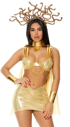 Forplay Punishment Is Beauty Costume 8 Forplay Punishment Is Beauty Costume -Playboy Store FP 551549 gold alt4 lg 2021HALLOWEEN