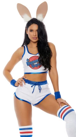 Forplay Bunny Squad Baller Costume 23 Forplay Bunny Squad Baller Costume -Playboy Store FP 559604 white alt1 lg 2019COSTUMES