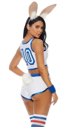 Forplay Bunny Squad Baller Costume 24 Forplay Bunny Squad Baller Costume -Playboy Store FP 559604 white alt2 lg 2019COSTUMES