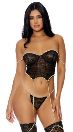 Forplay What A Pearl Bustier Set