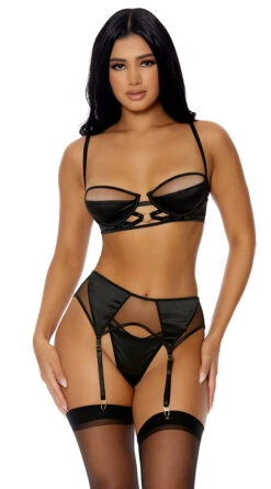 Forplay Ring It On Bra Set 8 Forplay Ring It On Bra Set -Playboy Store FP 772259 black alt1 lg