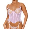 Forplay Flutter Through Me Bustier Set 1 Forplay Flutter Through Me Bustier Set -Playboy Store FP 773021 lilac alt1 lg 2023MAY