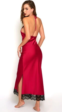 Tess Satin & Lace Nightgown -Playboy Store IL 7989 FUCH B2 2020DEC28522