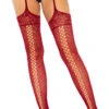 LEG AVENUE Sia Net Garter Belt Stockings -Playboy Store LA 1781 01 036 2021MAR27969