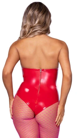 LEG AVENUE Vinyl Boned Bodysuit 14 LEG AVENUE Vinyl Boned Bodysuit -Playboy Store LA 2780 002 003 2022MAY48084