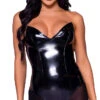 LEG AVENUE Vinyl Boned Bodysuit -Playboy Store LA 2780 01 001 2022MAY48084